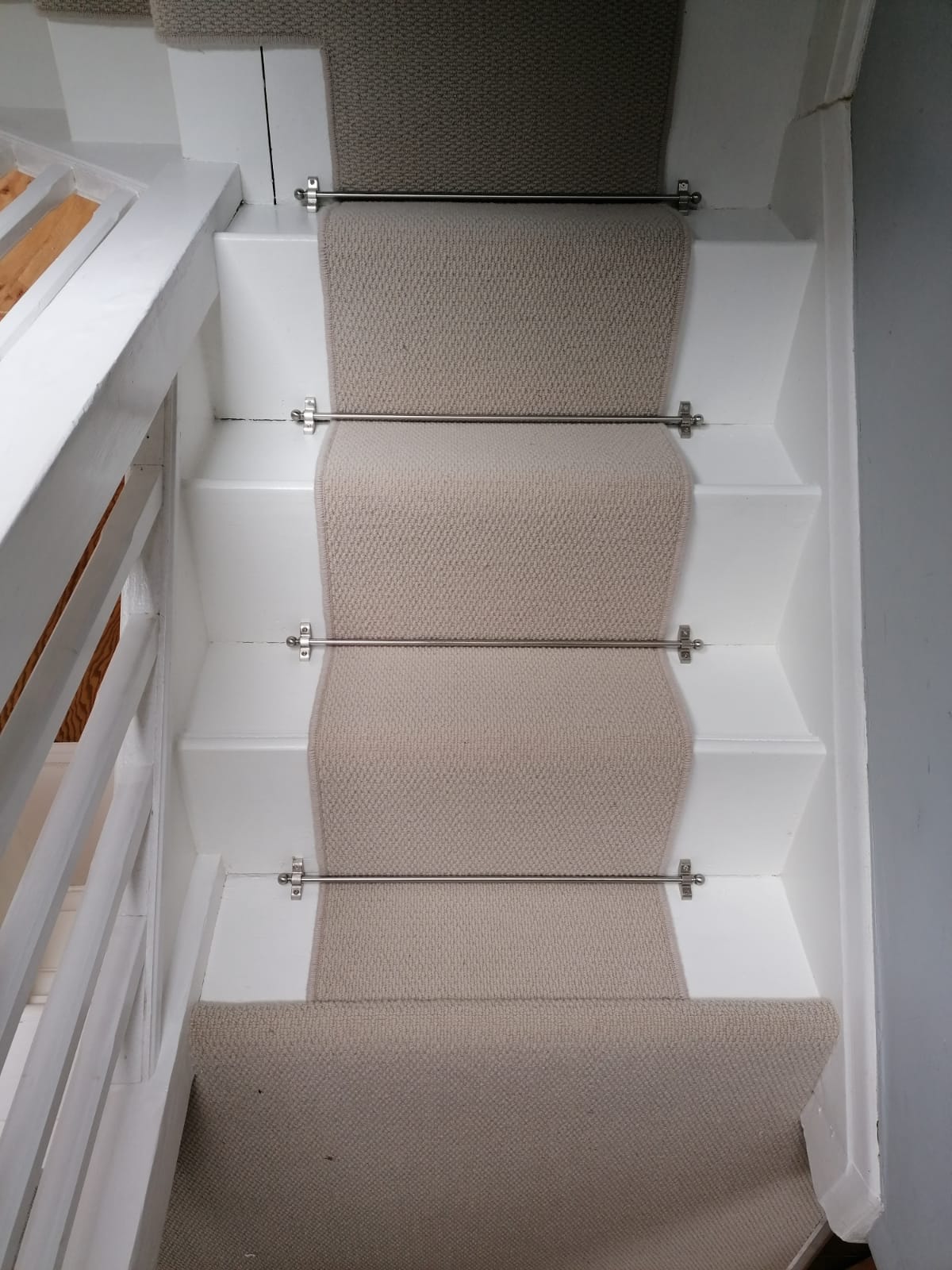 Patterned stair runner