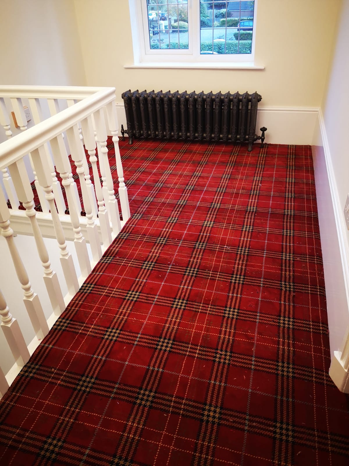 Berber carpet installation